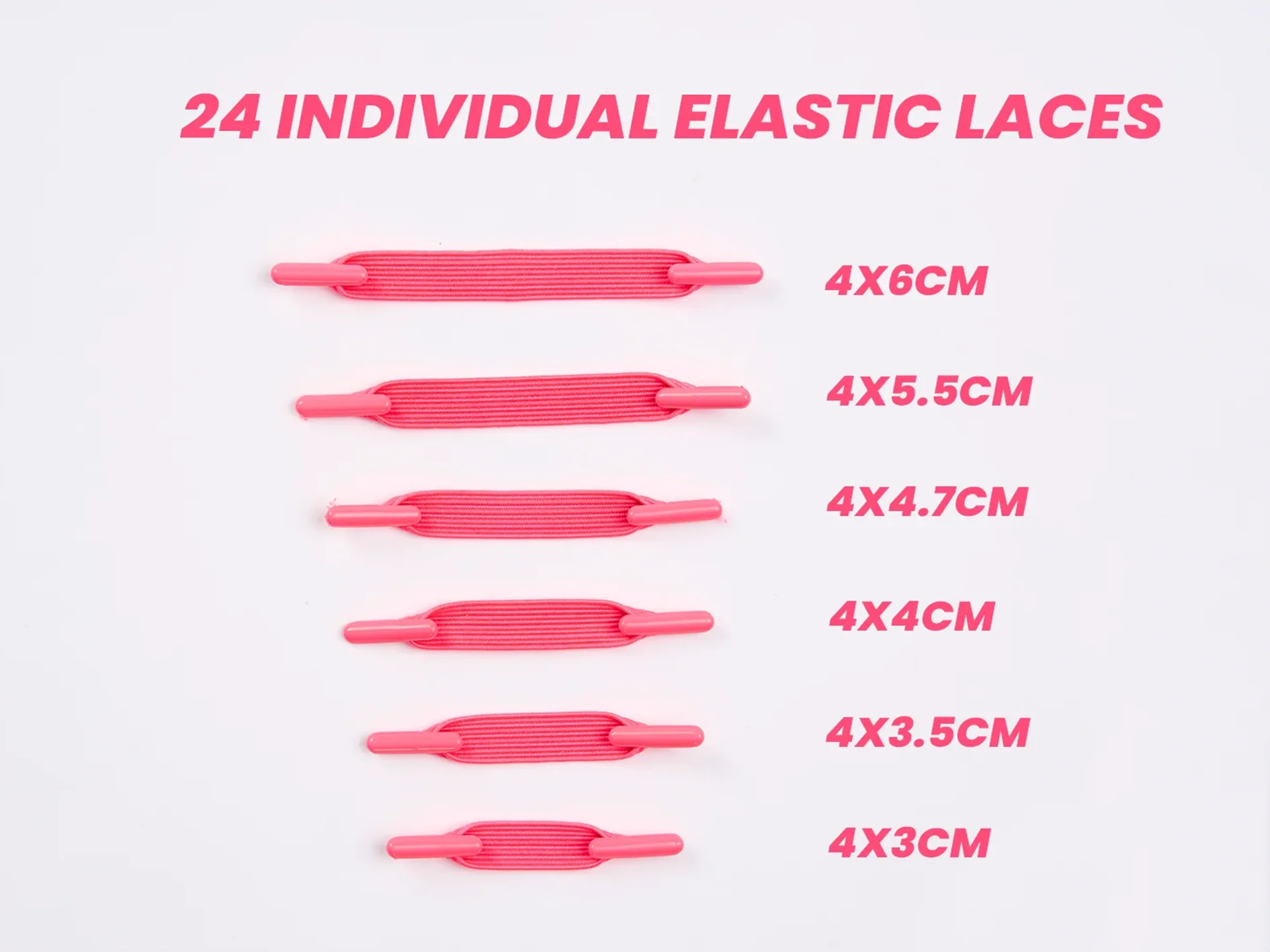Suspense Elastische Schnürsenkel Pink - Image 3
